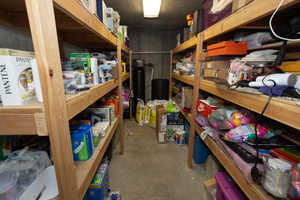 View of storage room