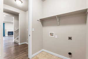 laundry room on main level