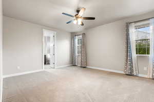 primary bedroom on main level