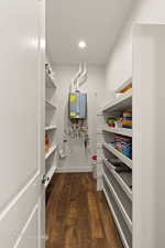 Pantry with water heater