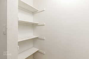 View of spacious closet