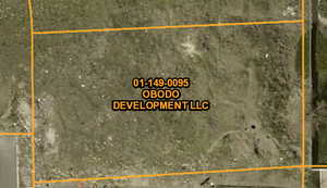 Map / location featuring property parcel outlined