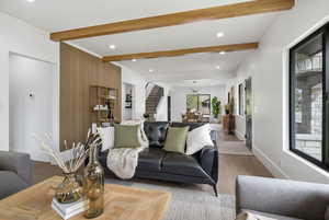 Main Floor open concept design and extra tall cielings for all your  entertaining.
