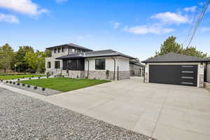 Tons of Extra parking and fully fenced back yard. Garage features 2 EV Chargers