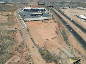 Aerial overview of property's location