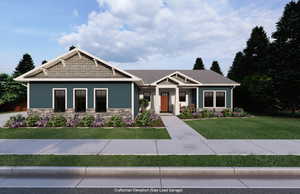 Rendering of Craftsman Elevation