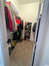 View of spacious closet