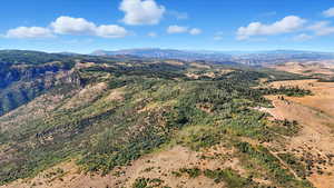 Aerial view of mountains