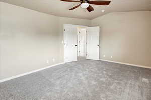 French Door entry to spacious Owners suite bedroom, New ceiling fan with remote