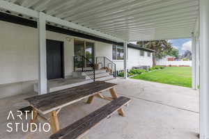 View of patio