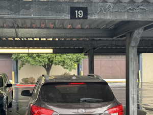 View of car parking stall