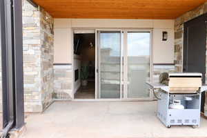 View of patio
