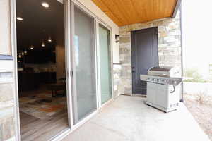 View of patio / terrace featuring grilling area
