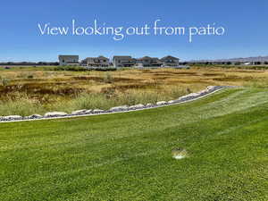 Open space with no rear neighbors