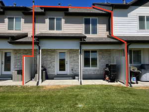 Patio and open area view