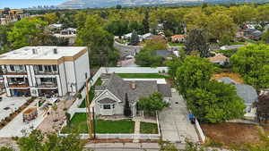 Aerial view of property and surrounding area