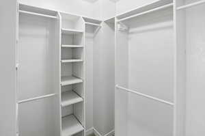 View of spacious closet