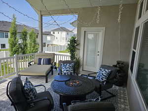 Covered patio/deck