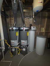 2 water heaters & water softener