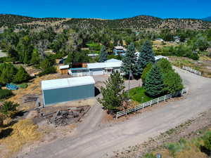 View of rural area with a mountainous background