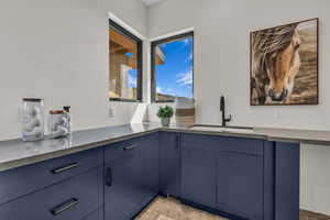 Washroom with a sink