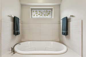 Bathroom with a bath