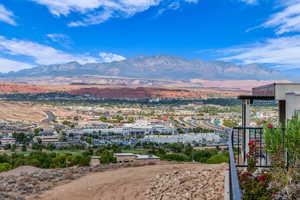 View of mountain background