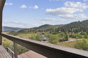 View of mountain backdrop