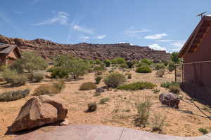 View of mountain background
