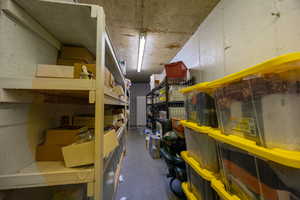View of storage area