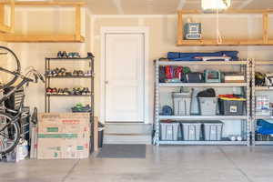 View of storage area