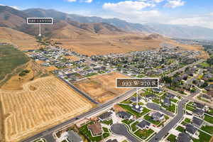 View of property location with nearby suburban area and rural landscape