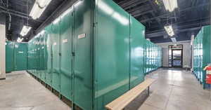 Interior space featuring concrete floors