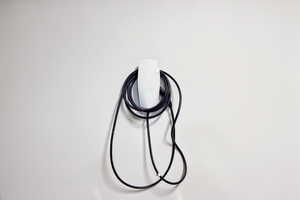 Garage view of car charger
