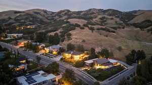 View of mountain background