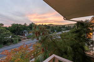 View of mountain background