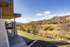 View of mountain backdrop