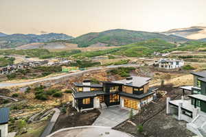 View of mountain background