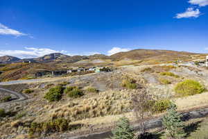 View of mountain background