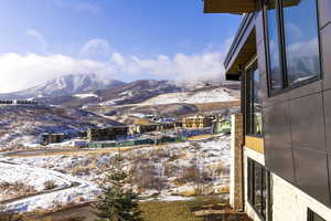 View of mountain backdrop