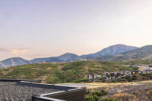 View of mountain background