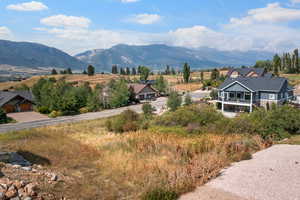 View of mountain background