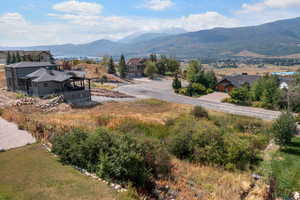 View of mountain background