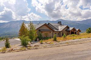 View of mountain backdrop