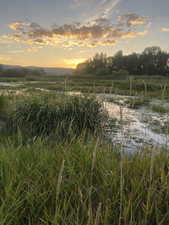 Water view featuring rural landscape