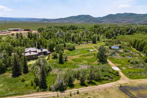 View of rural area with a water and mountain view