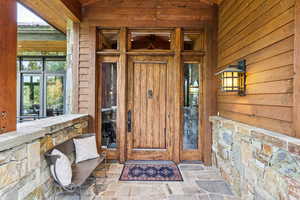 Entrance to property