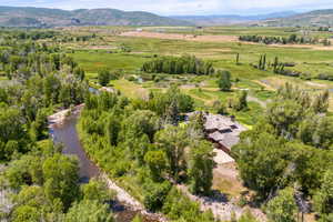 View of rural area with a mountain backdrop