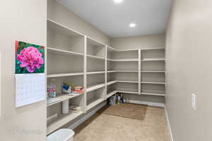 View of storage area