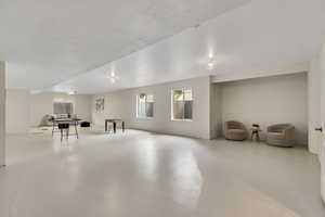 View of below grade area